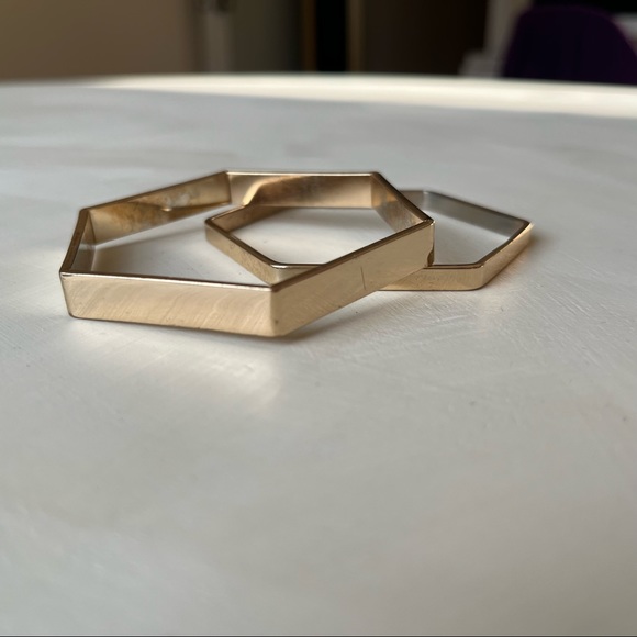 Gold bangle set - Picture 5 of 5